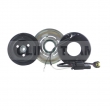 CT06SD121 - Sprzęgło kompletne do sprężarki SANDEN SD6V12 / BMW 114mm/7PK